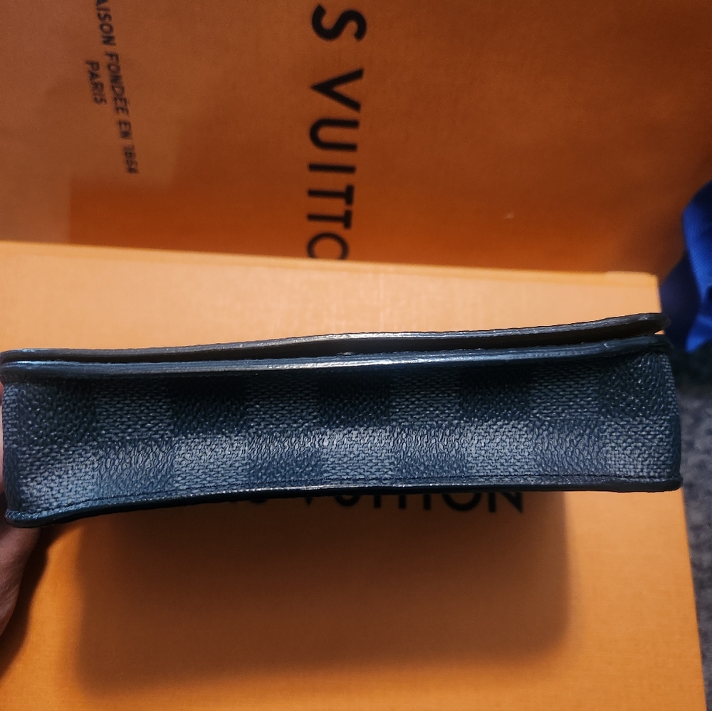 Louis Vuitton Pochette Damier Homme Graphite Belt Waist Pouch Santur - Picture 6 of 14